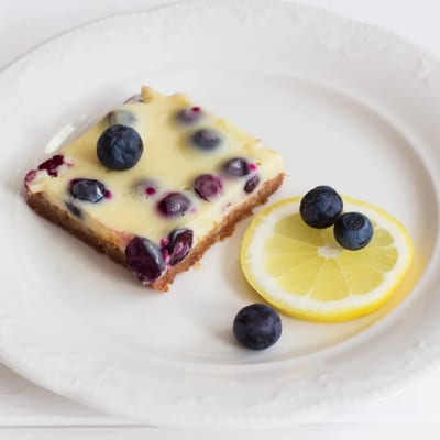 Blueberry Lemon Cheesecake Bars