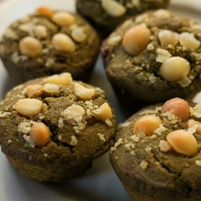Matcha Macadamia Muffin